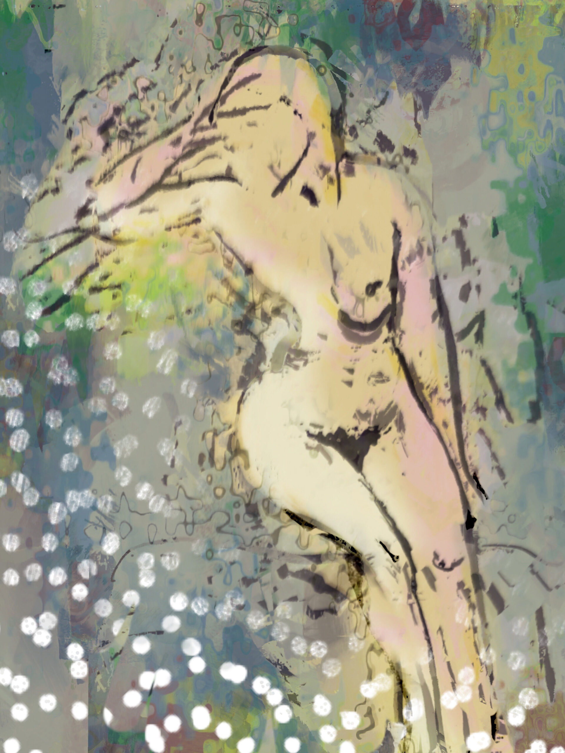 abstract image of a woman
